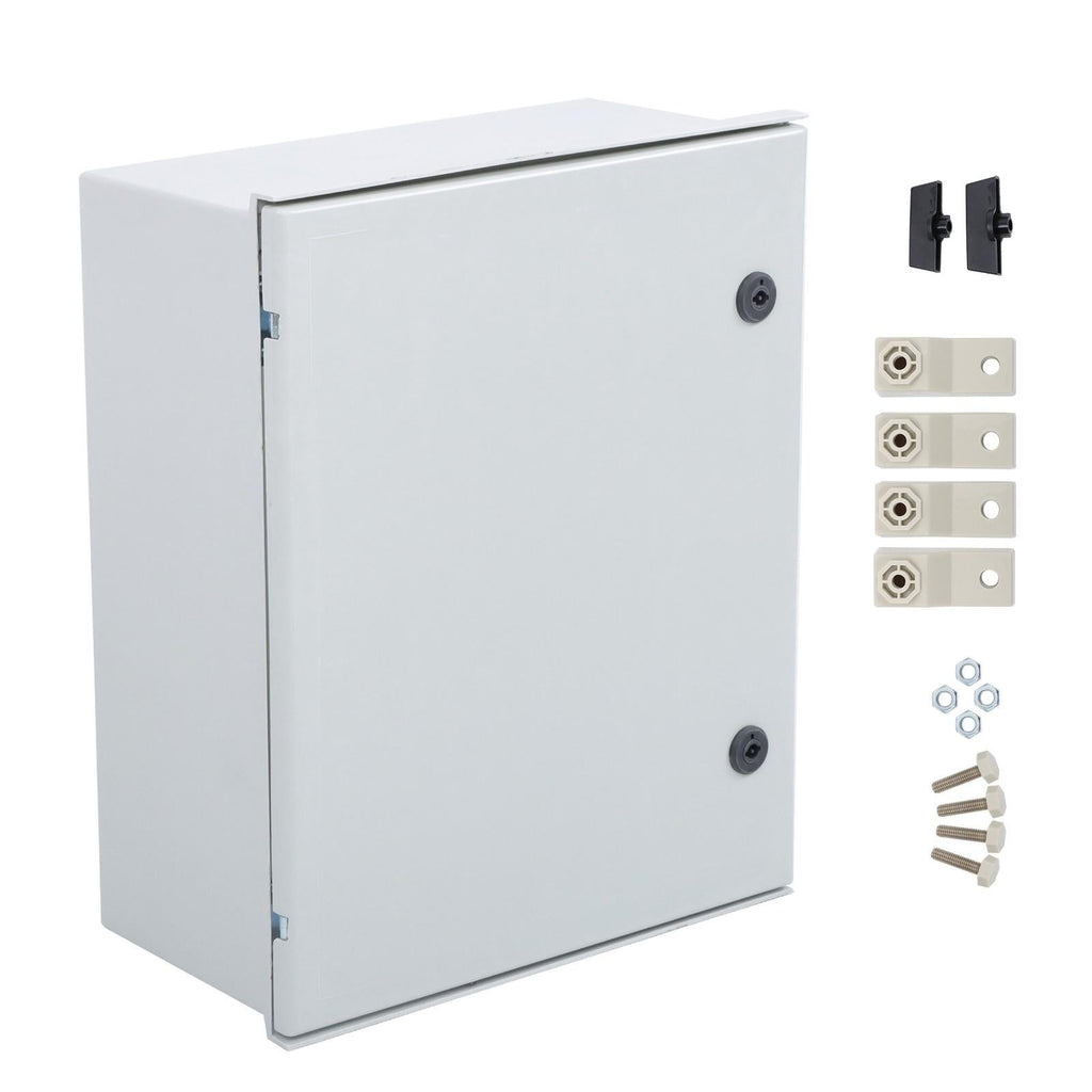 Waterproof Electrical Enclosure, 20x16x8 Inch, Fiberglass, NEMA 3X Compliant