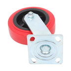 4 Pack 6 Inch Heavy Duty Swivel Caster Wheels Polyurethane 4000Lbs Load Capacity