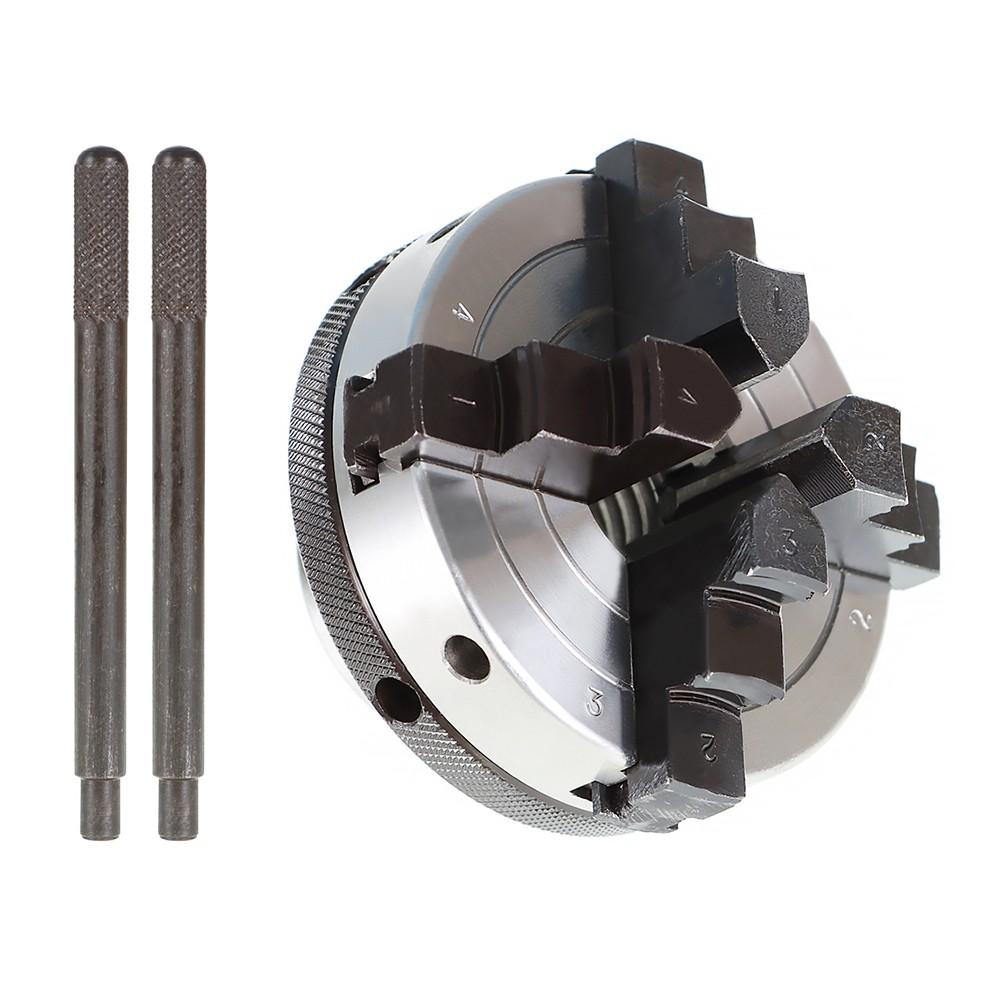 3" 4Jaw Reversible Chuck For All Wood Lathes With 1-Inch By 8 TPI Spindles