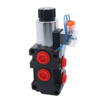 #10 SAE 6 Port 12V DC Hydraulic Solenoid Selector Diverter Valve 3Plug 13GPM