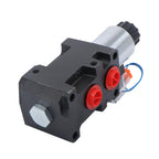 #10 SAE 6 Port 12V DC Hydraulic Solenoid Selector Diverter Valve 3Plug 13GPM