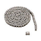 Stainless Steel #60SS Roller Chain x 10 feet + 2 Connecting Links