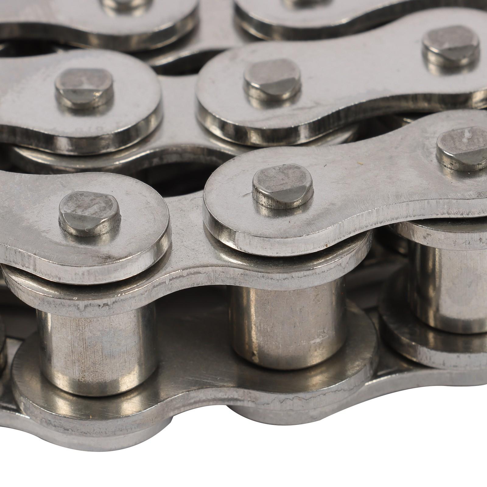 Stainless Steel #60SS Roller Chain x 10 feet + 2 Connecting Links