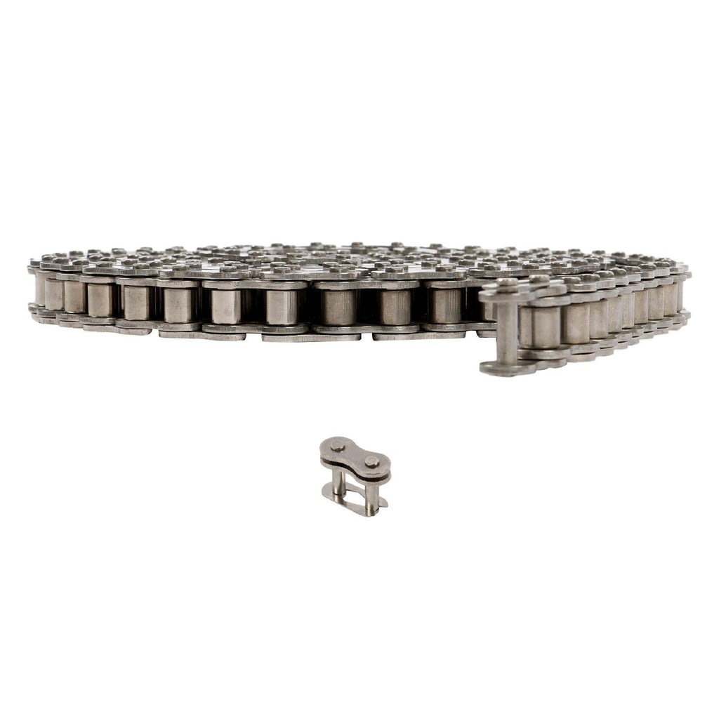 Stainless Steel #60SS Roller Chain x 10 feet + 2 Connecting Links