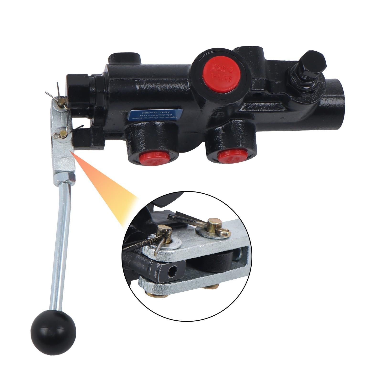 1 Spool 21GPM Hydraulic Log Splitter Control Valve High Speed w/Detent