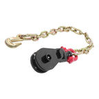 2 X 2Ton 3" Snatch Block w/2' Tow Chain Anchor Wrecker Flatbed Truck Car Carrier