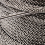1/4Inch x 200ft Stainless Steel Cable 7x19 Strands T304 Wire Rope 6400 lbs Load