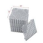 Interlocking Drainage Floor Mat 12"x 12" PVC Non-Slip Floor Tiles 50 Pack Gray