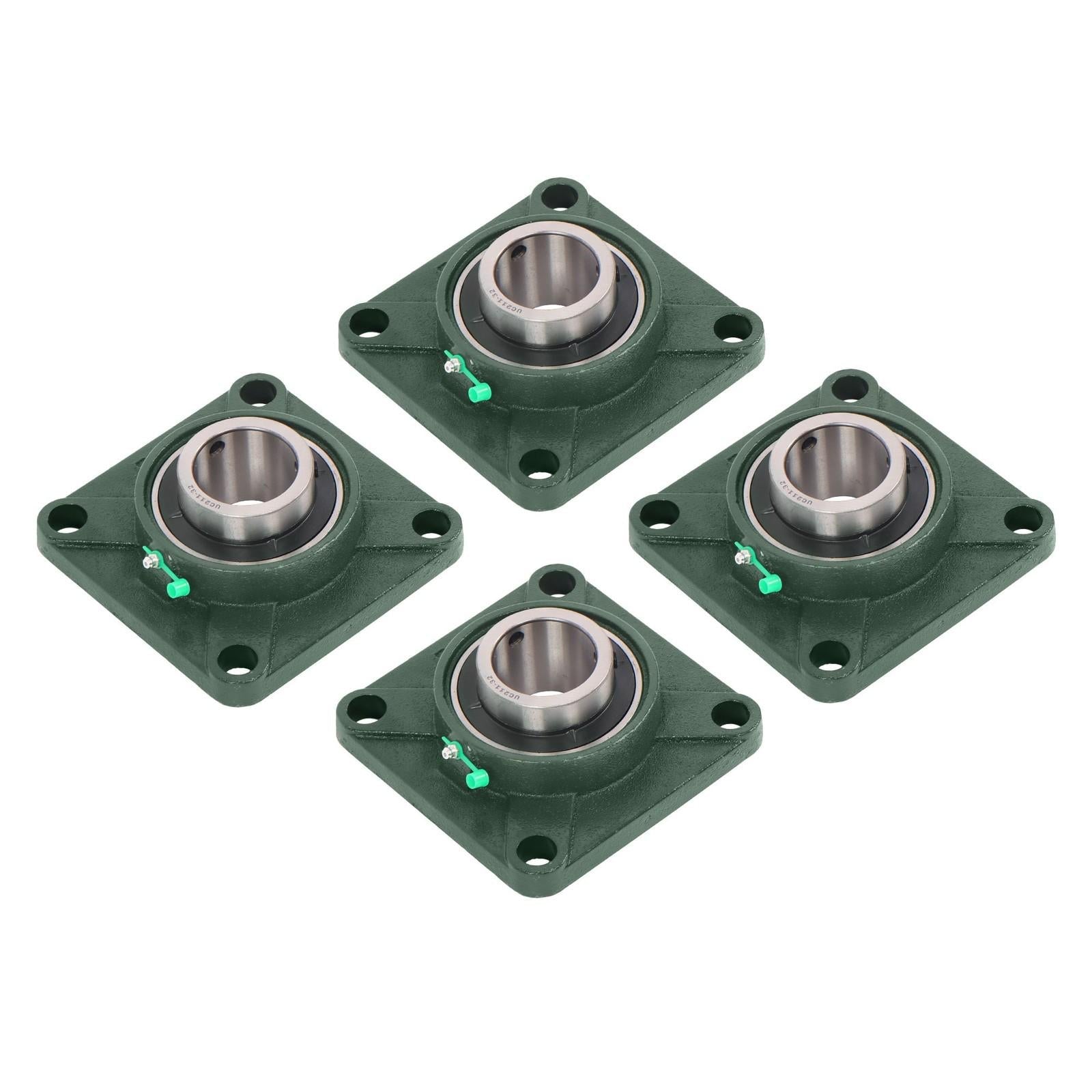 UCF211-32 Pillow Block Bearing With 2" Bore Solid Base Self Alignment 4PCS
