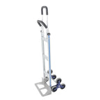 2 In 1 Hand Truck Stair Climber Aluminum 550Lb Double Handle Climbing Cart Dolly