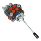 Hydraulic Control Valve 2 Spool 11GPM Double Acting Tractor Loader With Joystick