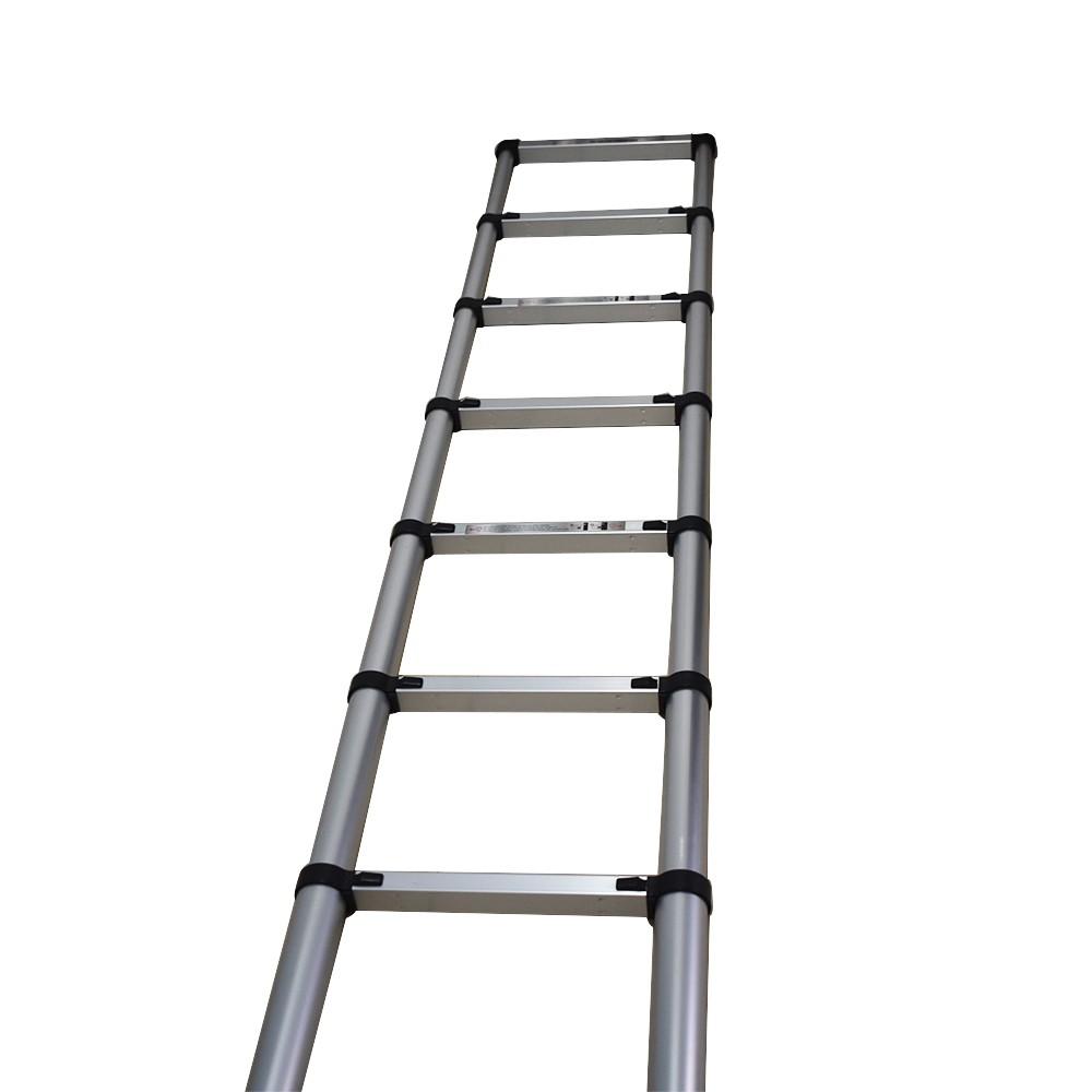 10.5FT Aluminum Extension Telescoping Heavy Duty Lightweight Step Ladder 330lbs