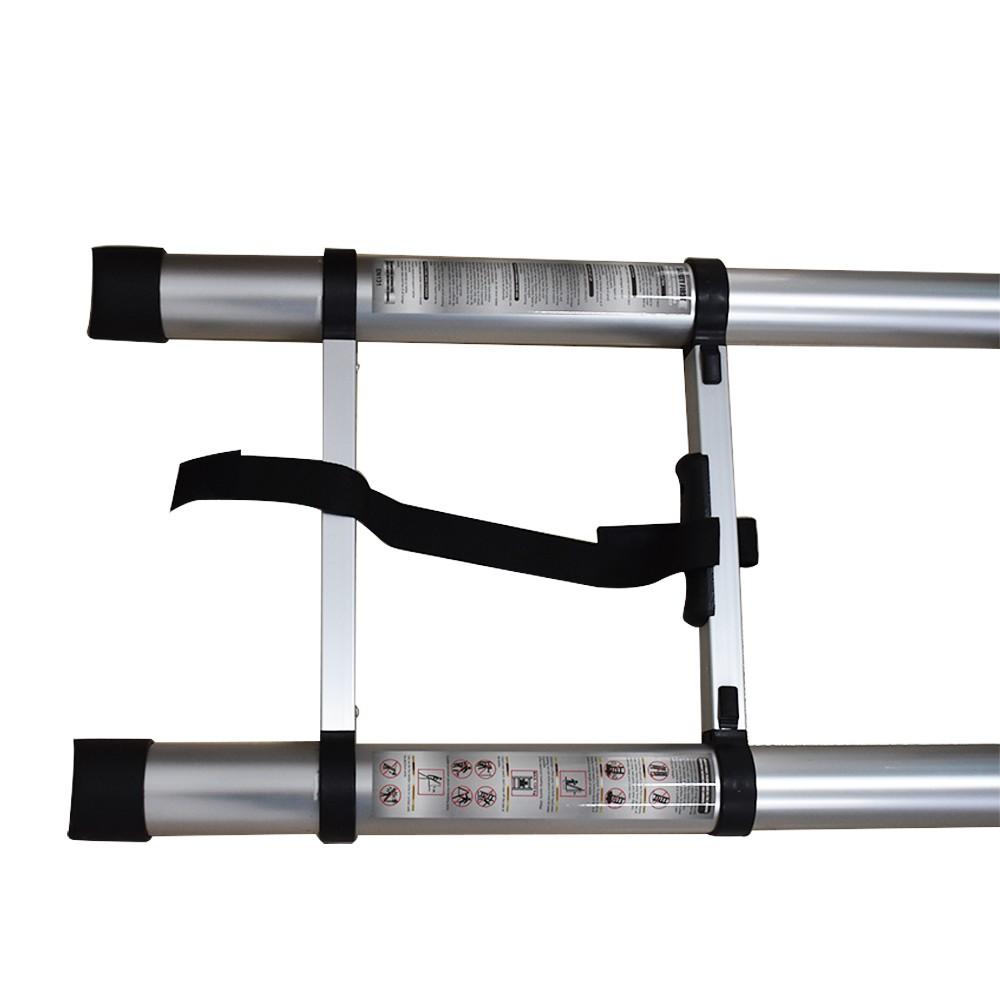 10.5FT Aluminum Extension Telescoping Heavy Duty Lightweight Step Ladder 330lbs