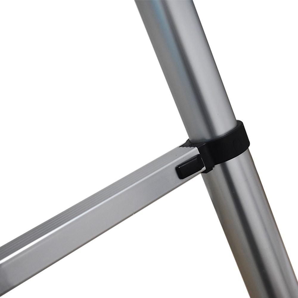 10.5FT Aluminum Extension Telescoping Heavy Duty Lightweight Step Ladder 330lbs