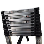 10.5FT Aluminum Extension Telescoping Heavy Duty Lightweight Step Ladder 330lbs