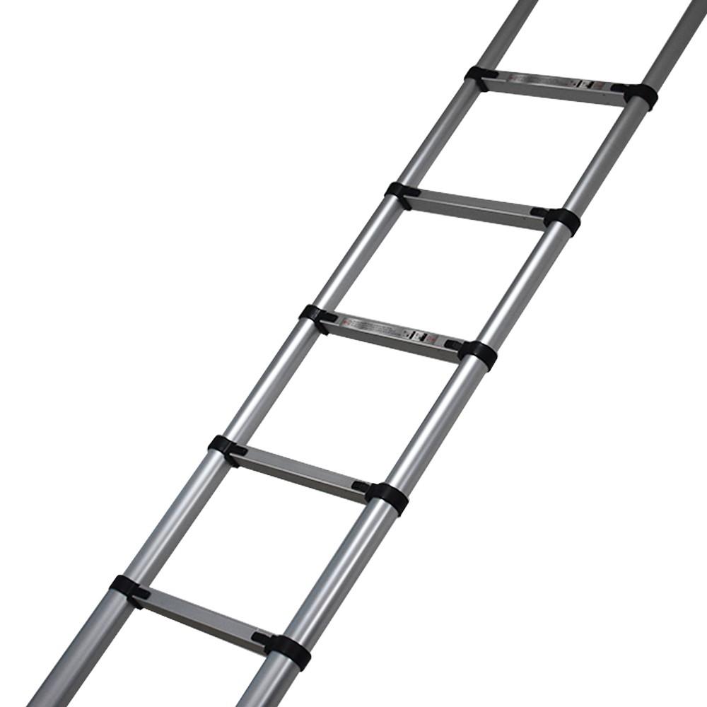 10.5FT Aluminum Extension Telescoping Heavy Duty Lightweight Step Ladder 330lbs