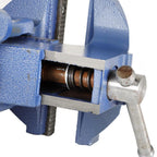 8-Inch Mechanic Bench Vise Table Top Clamp Press Locking Swivel Base Heavy