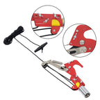 30 Feet Tree Pole Pruner Durable Tree Trimmers Handle Manual Branches Yellow