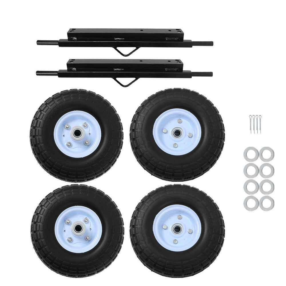 Wheel Kit for Honda Generator EU3000is - SOLID NEVER FLAT TIRES - All Terrain