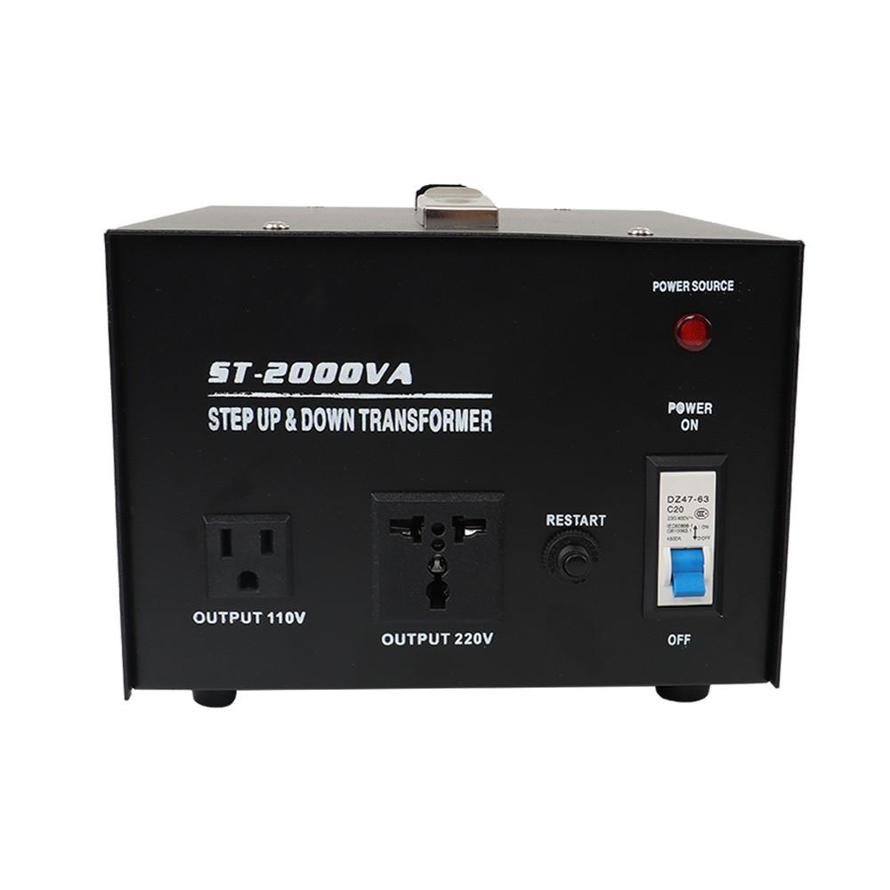 Voltage Transformer Converter 2000 Watt Step Up/Down Convert from 110-120 Volt