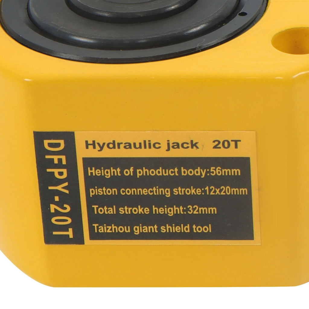 Mini Portable Hydraulic Ram Jack 20Ton Hydraulic Cylinder 1" Stroke Lifting