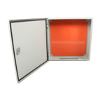 Wall-Mount 20"x20"x6" NEMA 4X IP65 Carbon Steel Junction Box with Lock