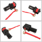 12VDC/1.3HP 2500lbs Electric Winch Synthetic Rope Nylon Towing Winches ATV UTV