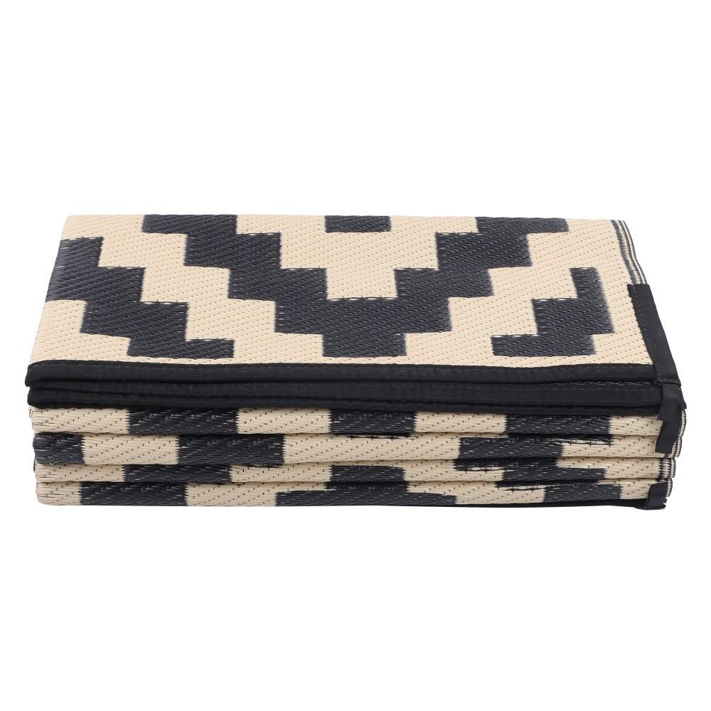 Waterproof Outdoor Rug 8x10 ft Outdoor Plastic Straw Rug For Camping RV Deck