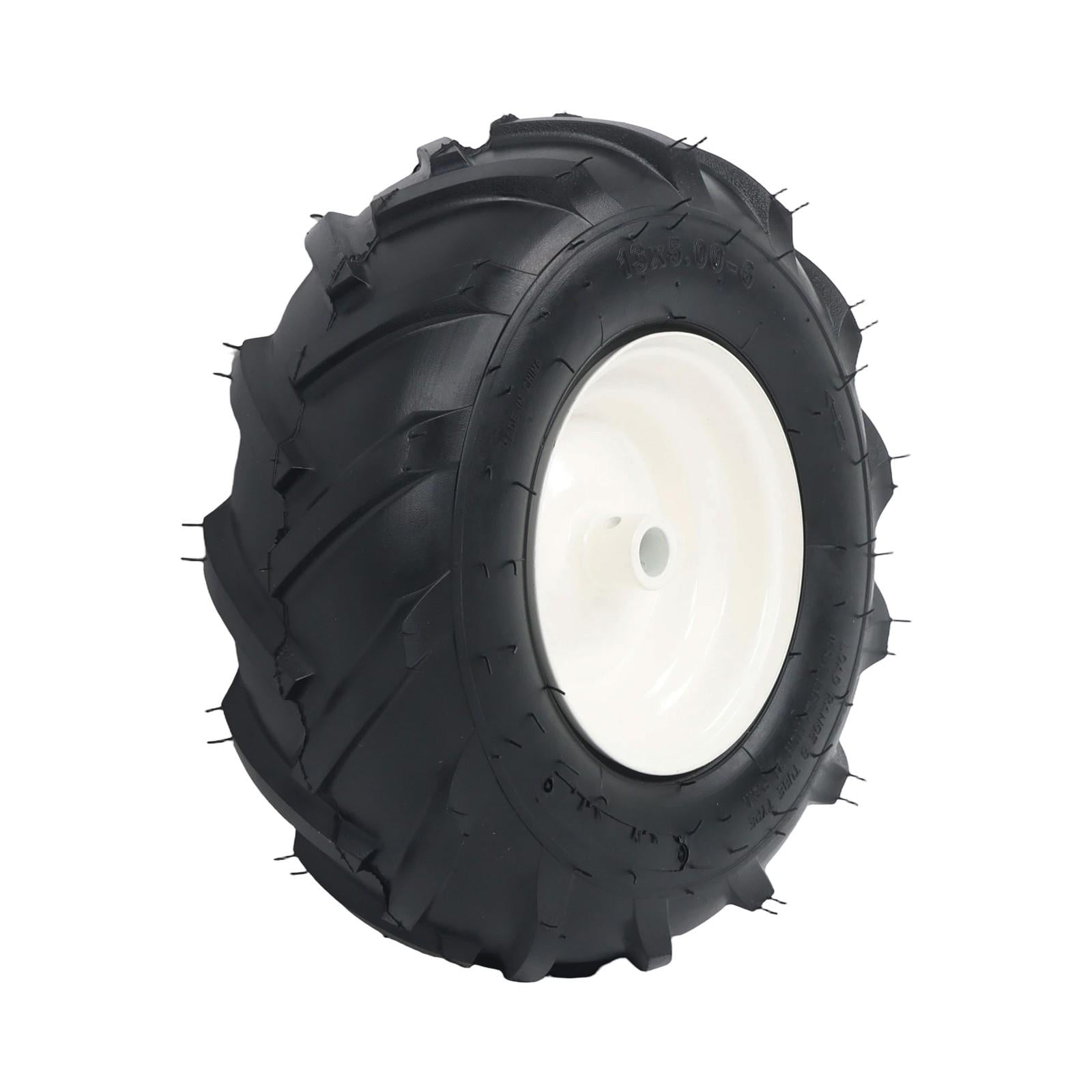 13x5.00-6 Inch Tire & Wheel Rubber + 3/4" Axle Size For Lawn Mower Wheel 2Pack