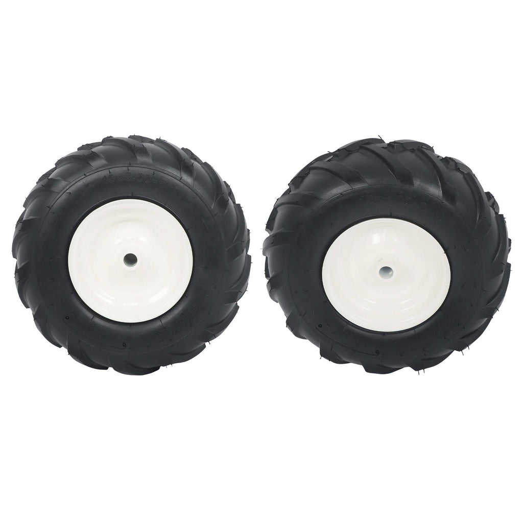 13x5.00-6 Inch Tire & Wheel Rubber + 3/4" Axle Size For Lawn Mower Wheel 2Pack
