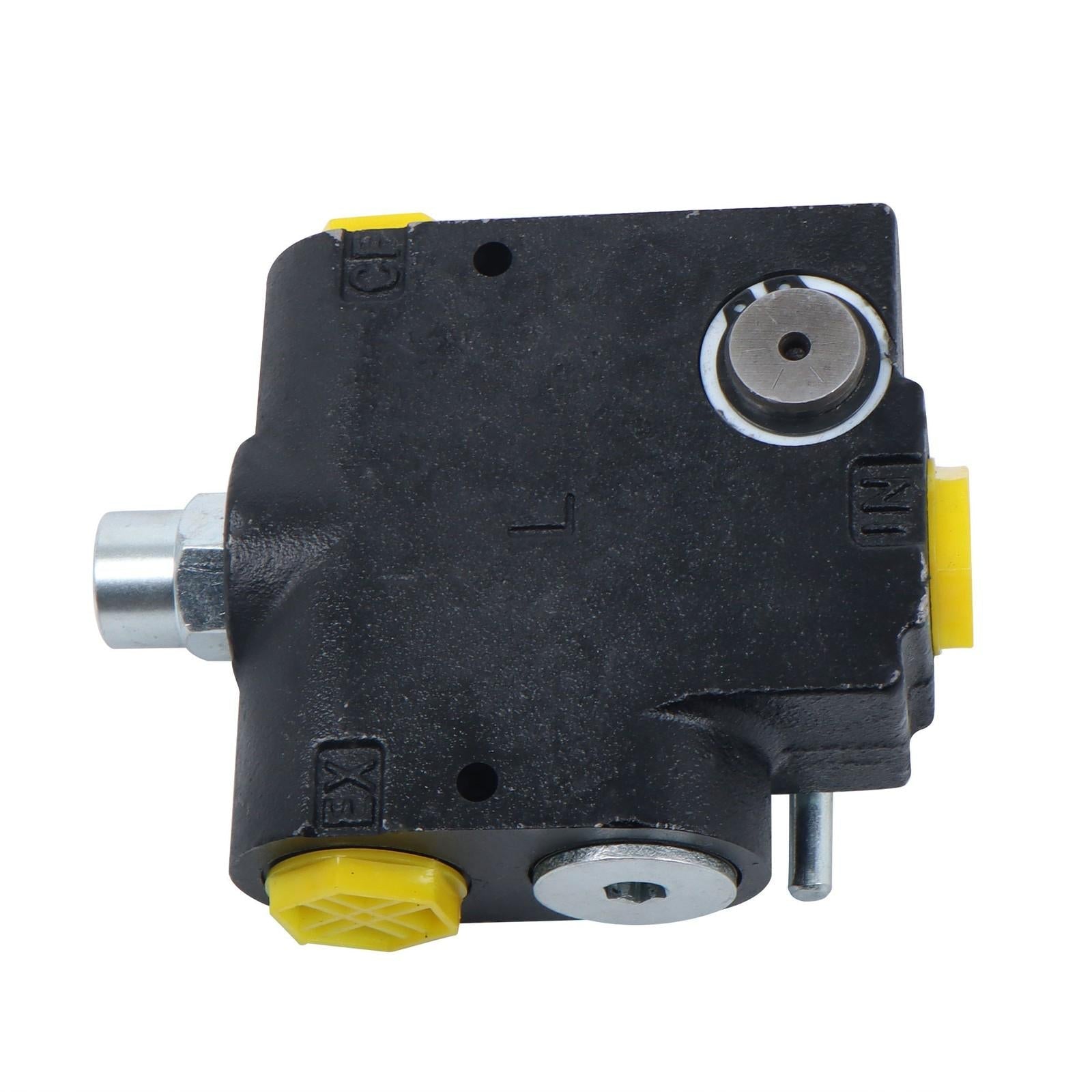 3/4" NPT Hydraulic Adjustable Variable Flow Control Valve w/ Relief 0-30 GPM