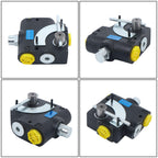 3/4" NPT Hydraulic Adjustable Variable Flow Control Valve w/ Relief 0-30 GPM
