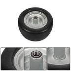 11x6.00-5 Flat Free Tire And Wheel Solid Rubbe For Riding Lawn Mower Tires 2Pack