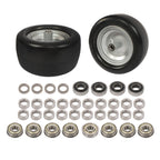 11x6.00-5 Flat Free Tire And Wheel Solid Rubbe For Riding Lawn Mower Tires 2Pack