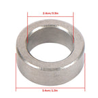 11x6.00-5 Flat Free Tire And Wheel Solid Rubbe For Riding Lawn Mower Tires 2Pack