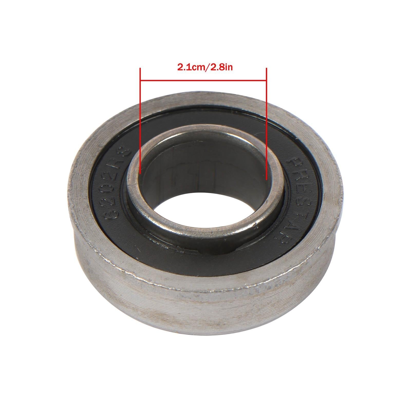 11x6.00-5 Flat Free Tire And Wheel Solid Rubbe For Riding Lawn Mower Tires 2Pack