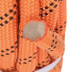 1/2"×220' 48 Strands Polyester Braided Arborist Rope For Tree Work Orange &Black