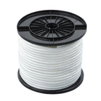 3/8 Inch Nylon Rope 250 Foot Spool 100% Nylon Solid Braid Rope Dyeable White