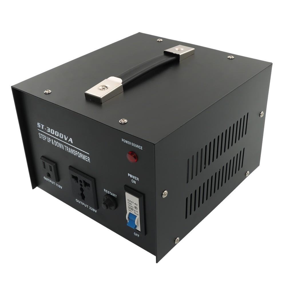 3000 Watt Step Up/Down Voltage Converter Transformer 110V To 220V/220V To 110V