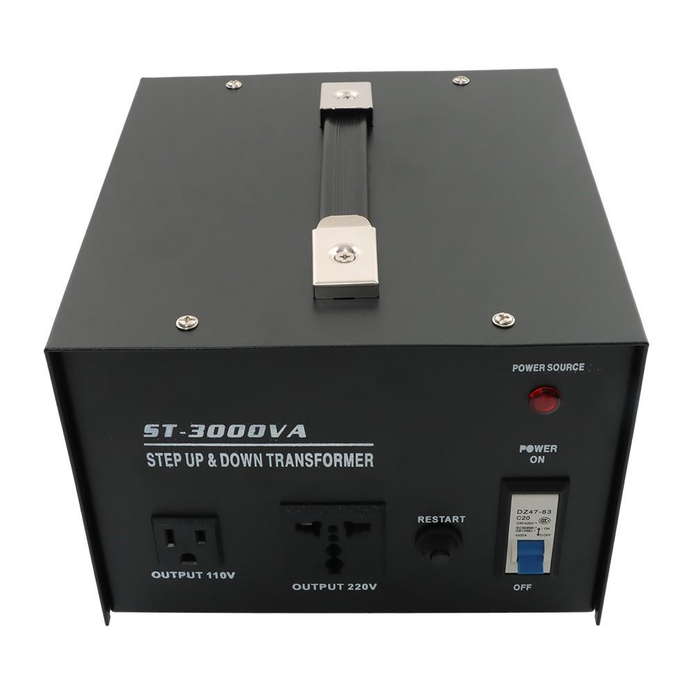3000 Watt Step Up/Down Voltage Converter Transformer 110V To 220V/220V To 110V