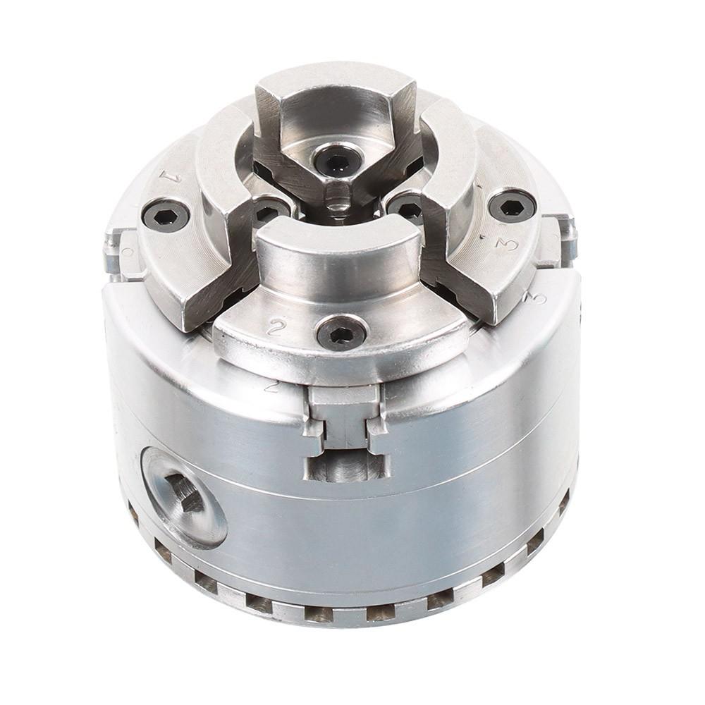 2.75 inch 4 Jaw With 1-Inch x 8TPI Thread Self-Centering Keyed Lathe Chuck Set