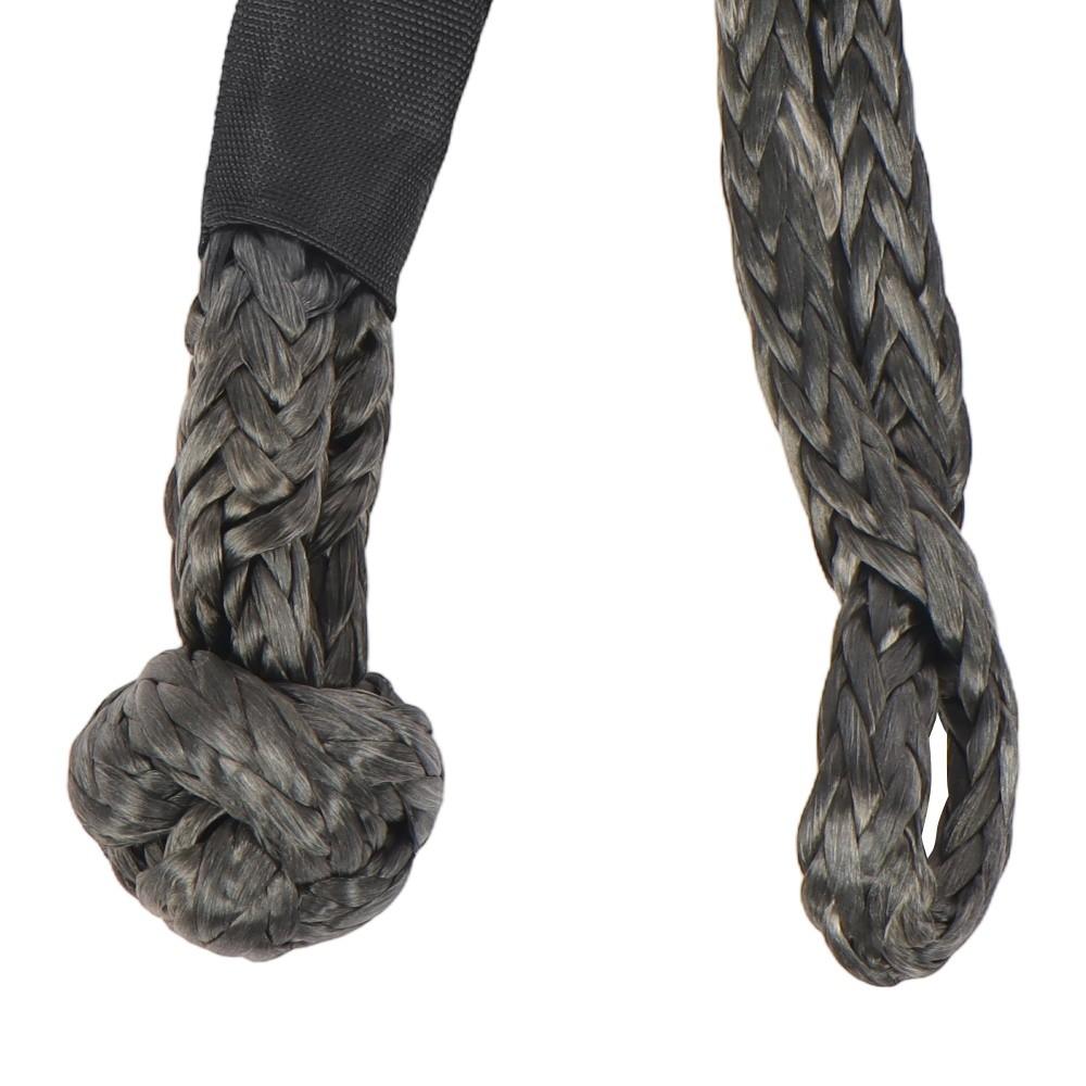 1"×30‘ Kinetic Recovery Tow Rope (34000lbs) Heavy Duty Energy Rope W/ 2 Shackles