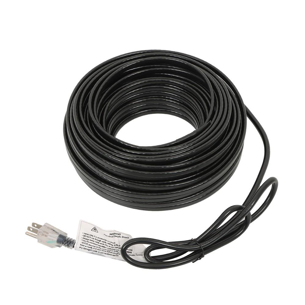 120V 120ft 8W/ft Roof Heat Cable Snow De-icing Kit Self-Regulating Heat Tape