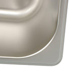 6 Pack Stainless Steam Hotel Pans 1/6 Size 6 Inch Deep With Lids