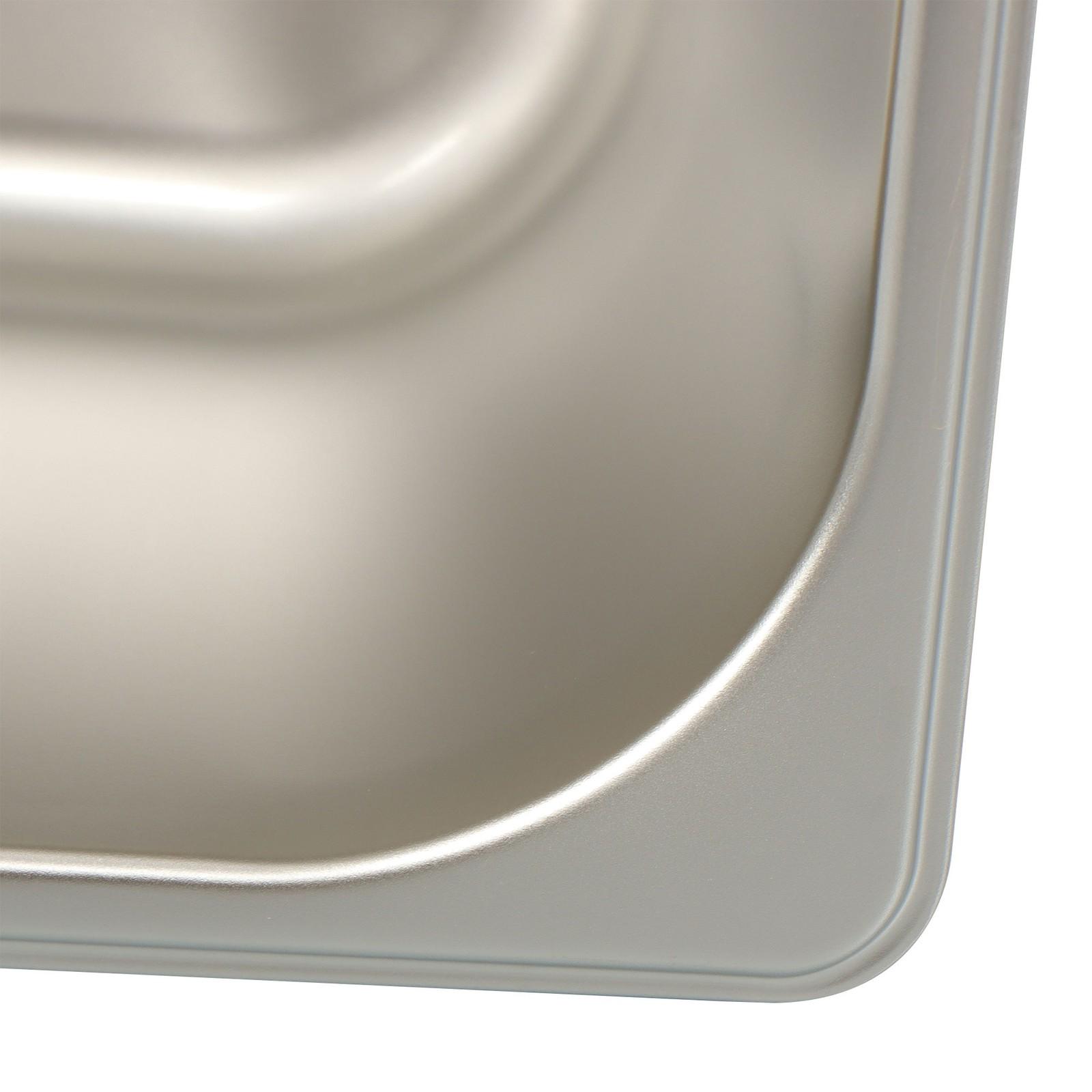 6 Pack Stainless Steam Hotel Pans 1/6 Size 6 Inch Deep With Lids