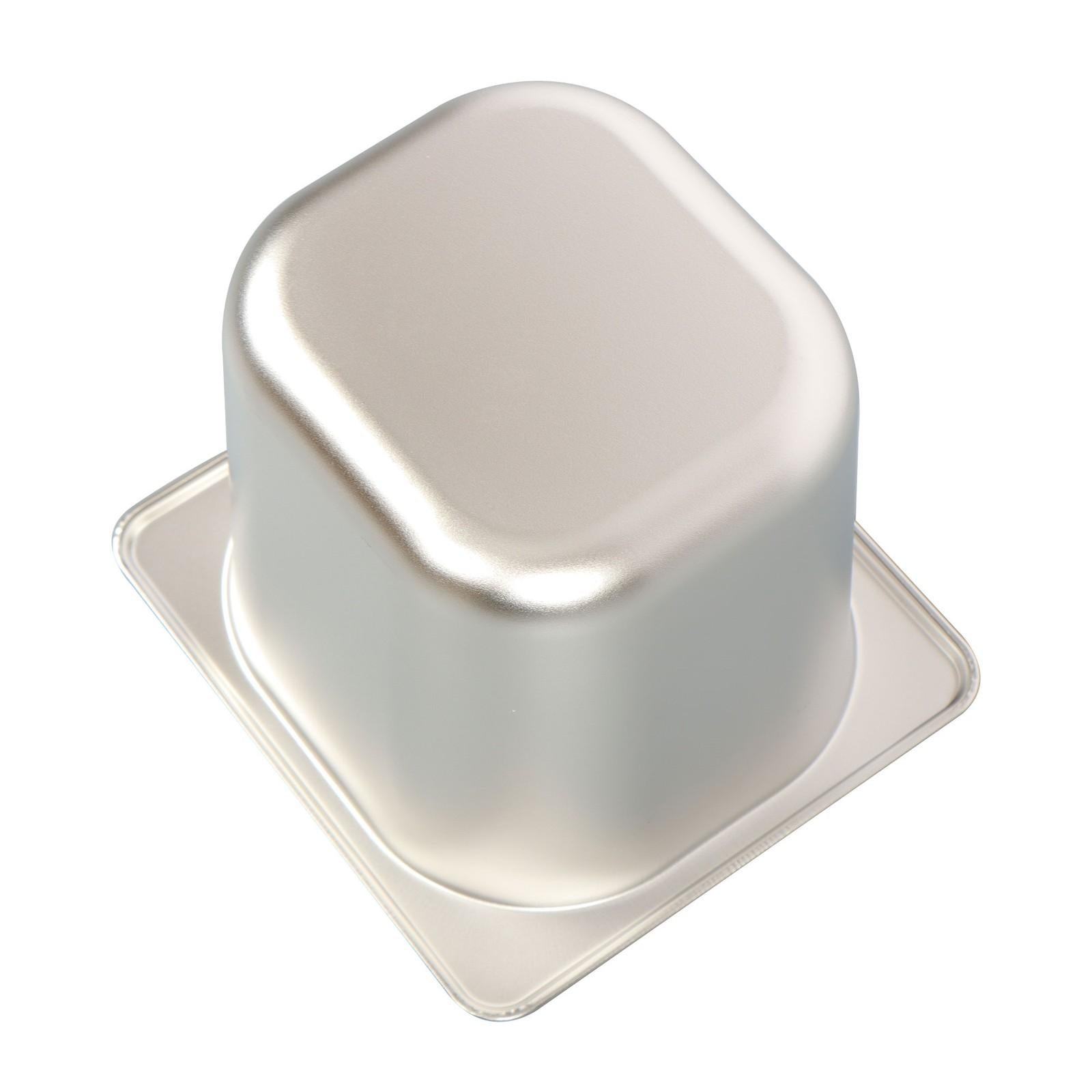 6 Pack Stainless Steam Hotel Pans 1/6 Size 6 Inch Deep With Lids