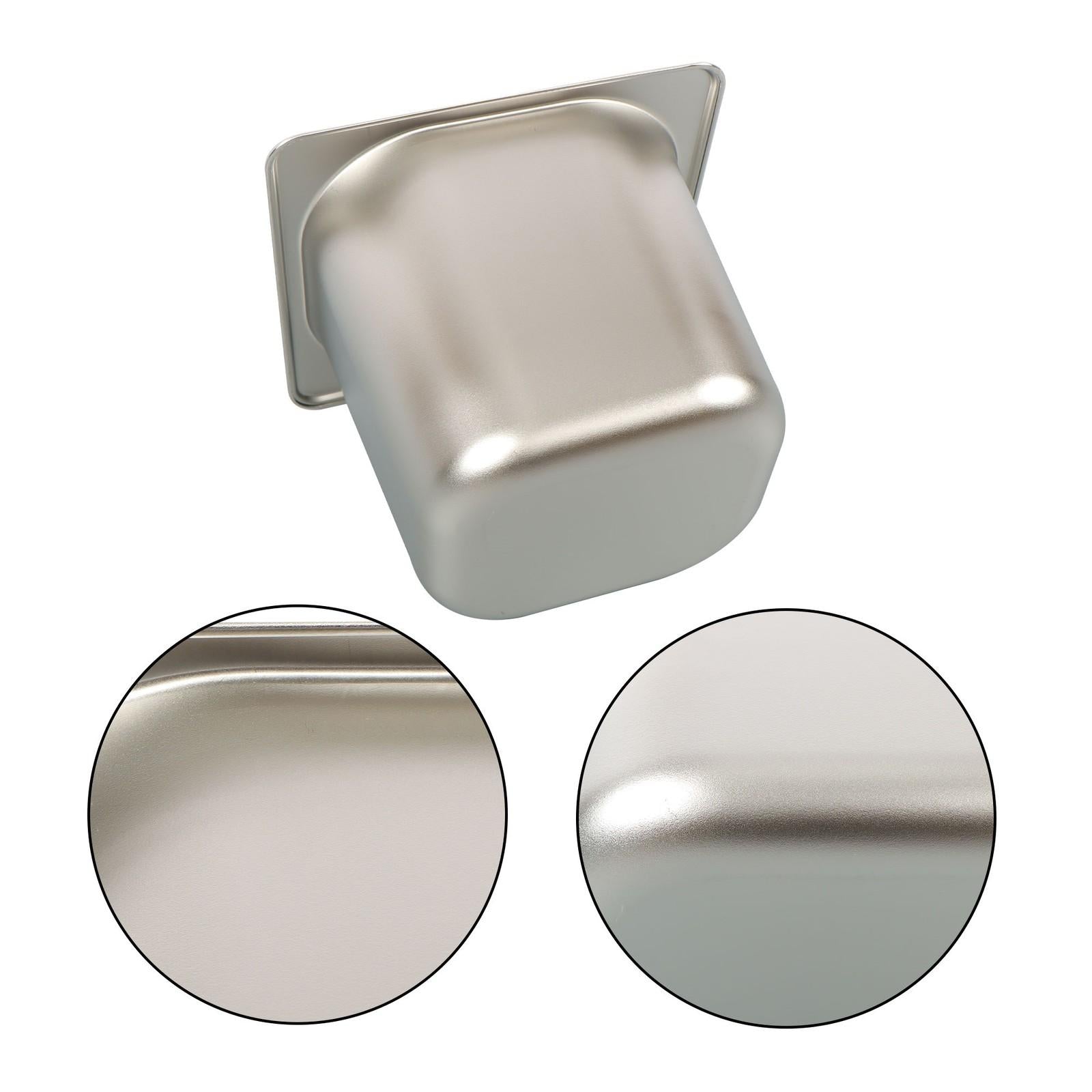 6 Pack Stainless Steam Hotel Pans 1/6 Size 6 Inch Deep With Lids