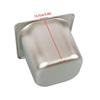 6 Pack Stainless Steam Hotel Pans 1/6 Size 6 Inch Deep With Lids