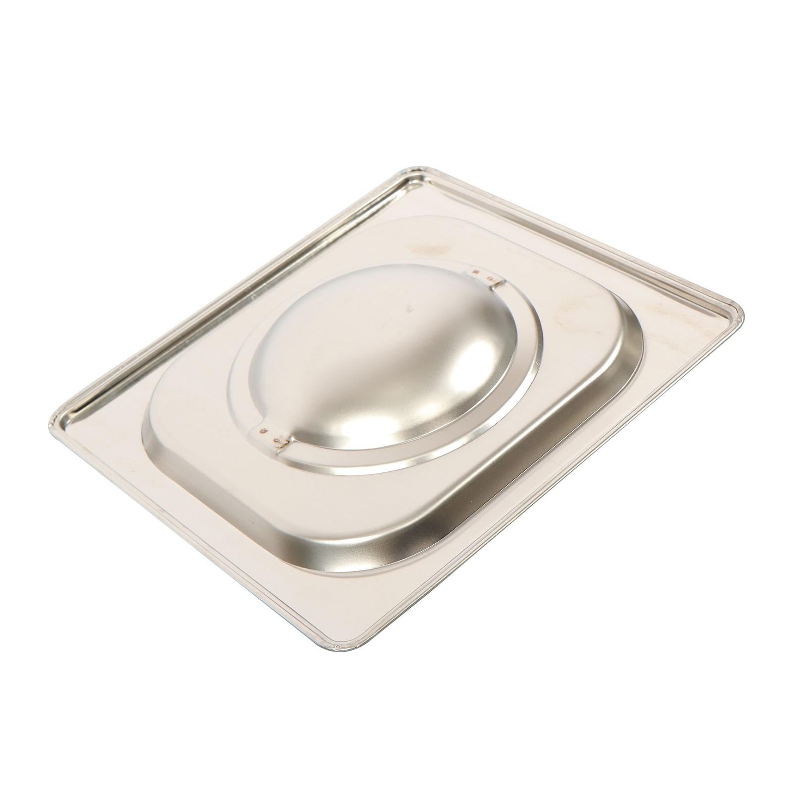 6 Pack Stainless Steam Hotel Pans 1/6 Size 6 Inch Deep With Lids