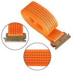8 Pack E-Track Ratchet Straps 2 "x 20' 4000 lb Orange Heavy Duty Tie Downs USA